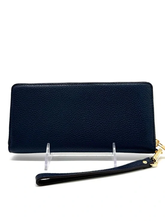 Michael Kors Large Continental Wallet Navy Blue - Picture 3 of 6